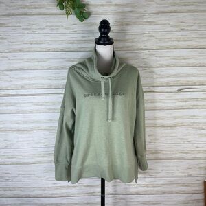 Outfitter Trading Performance Muted Sage Green Funnel Neck Sweater